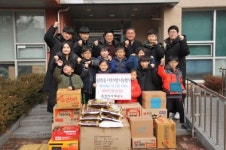 전주 송천2동 효경석사태권도, 이웃돕기 물품 전달