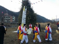 완주 상관면, 편백골 정월대보름 달집태우기