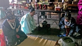 장수향교 춘기 석전대제 제례봉행