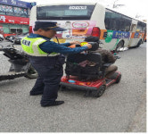 김제경찰서 신풍지구대 노인교통사고 예방 총력