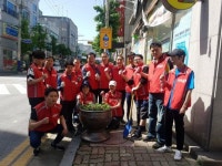 전주시 중화산2동 여름꽃 식재