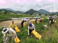 임실군 운암면 옥녀동천 환경정비 구슬땀
