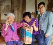완주 비봉면, 독거노인 가구 선풍기 전달