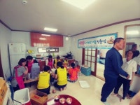 완주 운주면, 팥빙수 나눔 행사 가져