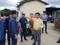 소성모 상호금융 대표이사, 집중호우 점검 전북 방문