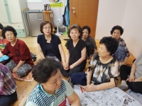 신임 문애진 중화산2동장 관내 경로당 순방