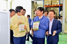 라승용 농진청장, 고창 청맥(주)·임성규네 고구마 현장 방문