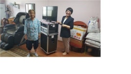 대한노인회 전북연합회 후원물품 경로당 지원