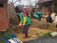 고창군 신림면, 소외계층 주택 대청소