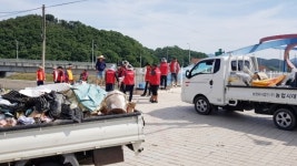 정읍시 산외면 기관·단체와 동진강 환경 정화 활동 펼쳐