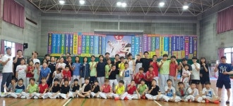 전주남초등 태권도부 선수들 폭염 뚫는 맹훈련 한창