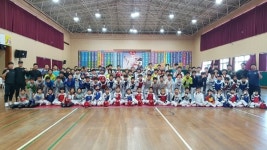 전주남초에서 전국 초등 태권도팀 합동훈련 구슬땀