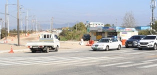 사고 위험 소양천변로 진입 신호체계 이달 말까지 개선 예정