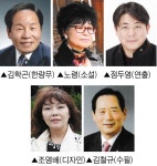 제23회 전북예총하림예술상 본상 6명 수상자 발표