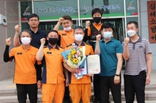 김제소방서, 소방경 김창완 모범공무원 표창