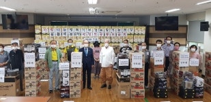 노인회 전주시지회, 경로당 기능보강사업 물품 배분