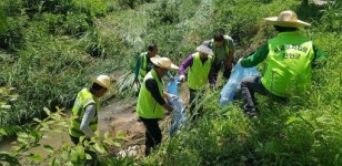 진안 용담호 광역상수원 지킴이 활동 구슬땀