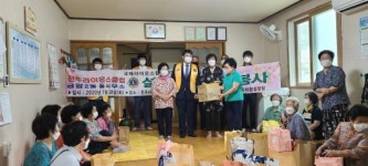 전주라이온스클럽, 경로당 어르신 설렁탕 대접