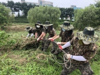 전주시 군 장병·자원봉사자와 피해 복구 온힘