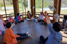 순창군 코로나19로 중단된 경로당 체조교실 재개