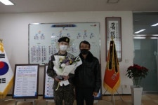 전주덕진소방서, 제62기 의무소방대원 전역식 가져