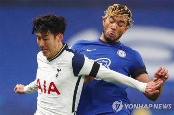 손흥민 '오늘은 수비 전념...슈팅 0', 토트넘 첼시와 0대0 무승부