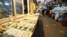 설 명절 2주 앞둔 전주 모래내시장 등 전통시장 썰렁