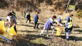 완주 상관면, 설맞이 환경정화 활동