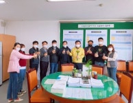 완주군 상하수도사업소 사무실 꽃 생활화 동참