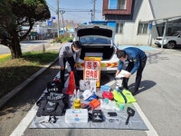 완주 이서파출소, 현장대응력 향상을 위한 순찰차 탑재장비 점검 실시