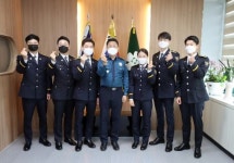 익산경찰서, 신임경찰관 6명 실습 신고식