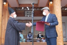 김남규 전주시의원, 전주기접놀이보존회로부터 감사장