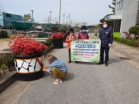 완주 삼례 대명아파트 시크릿 가든2 공동체, 아파트 조경 페인팅 작업