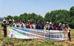 익산 금마농협 농가주부모임 농촌인력지원 봉사활동