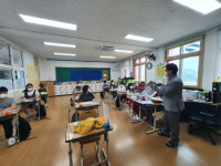 남원 인월초등학교 진로탐색 기자 프로그램 진행