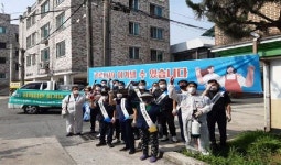 LH전북주거행복지원센터, 지역주민과 방역·청소활동 구슬땀