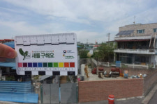 전주시 팔복동 추천로 구간 조류충돌방지필름 설치 완료