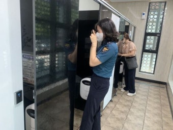 순창경찰서 피서지 불법카메라 설치 여부 점검