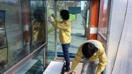 군산지역 코로나19 시민 주도 방역 활동 눈길