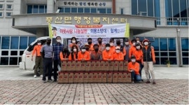 순창 풍산의용소방대 소외계층에 추석맞이 물품 전달