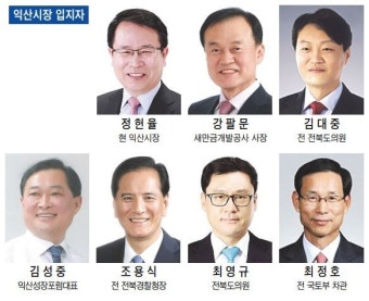 [추석] 익산시장 선거, 정헌율-토종 정치인-공직자 3각 구도 형성