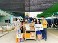 군산여성새로일하기센터, 군산시보건소에 샌드위치 200세트 전달