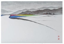 설림 송재영, 한국화 전시회…은사의 작품경향 거울 삼아 현대적 감성으로 재구성