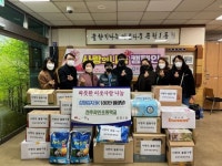 전주시 송천1동, 자연초등학교 사랑의 물품 전달