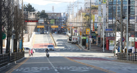 완주 봉동 둔산리, 오미크론 여파로 한산