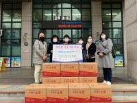 전주 신동초등학교 학부모회, 라면20박스 전달