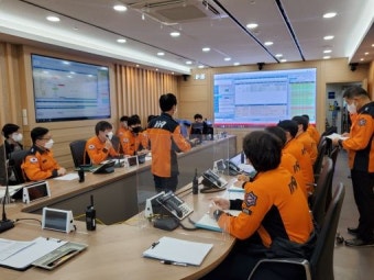 전북소방본부, 종합상황실 확진자 발생 대비 119 비상상황실 구축