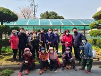 완주 우성아파트 공동체, 화단 가꾸며 봄맞이