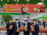 장수사과, 농협하나로마트(양재점)서 우수농산물 판촉행사
