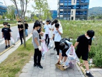 전주양현초·중 학생회·학부모회 환경정화 활동 나서